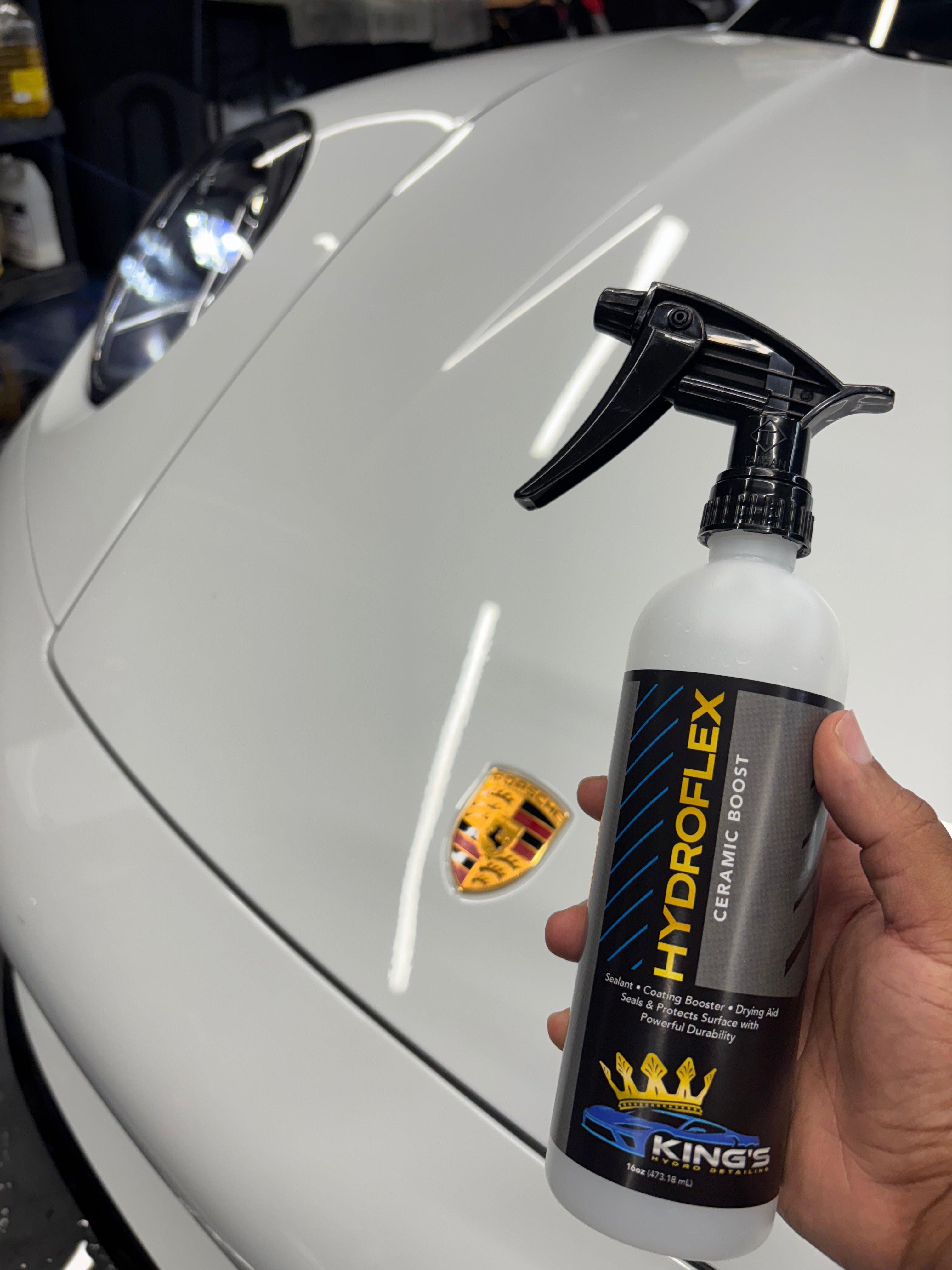 HydroFlex Ceramic Boost Spray – Instant Mirror Shine & Long-Lasting Hydrophobic Protection