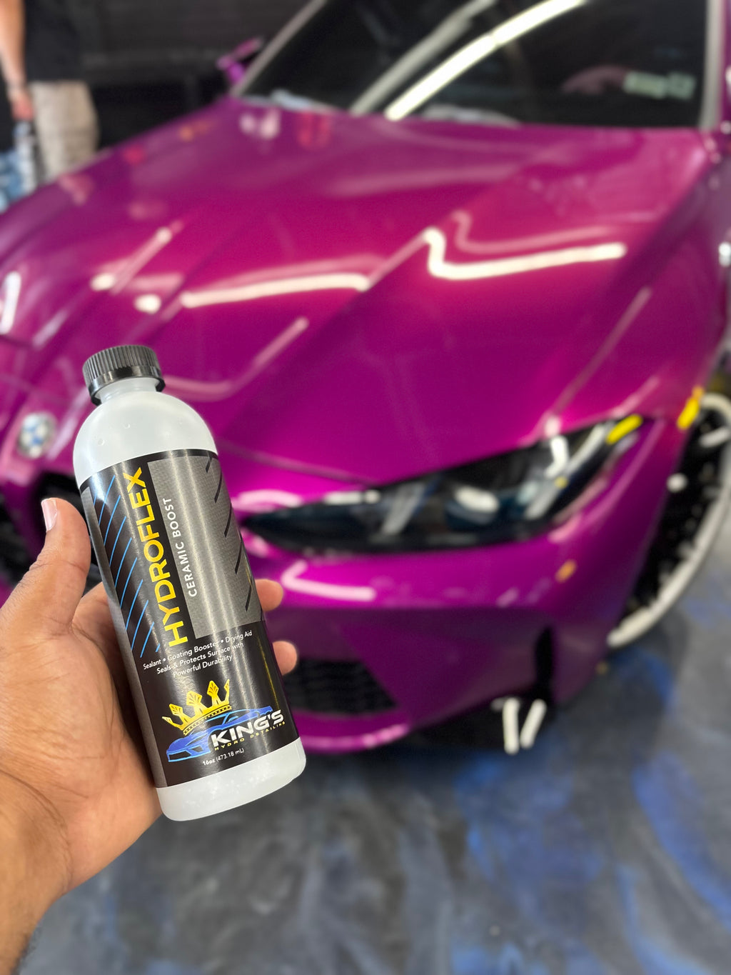 HydroFlex Ceramic Boost Spray – Instant Mirror Shine & Long-Lasting Hydrophobic Protection